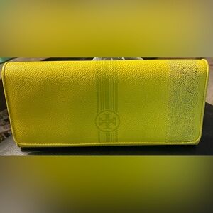Tory Burch Vibrant Yellow Wallet